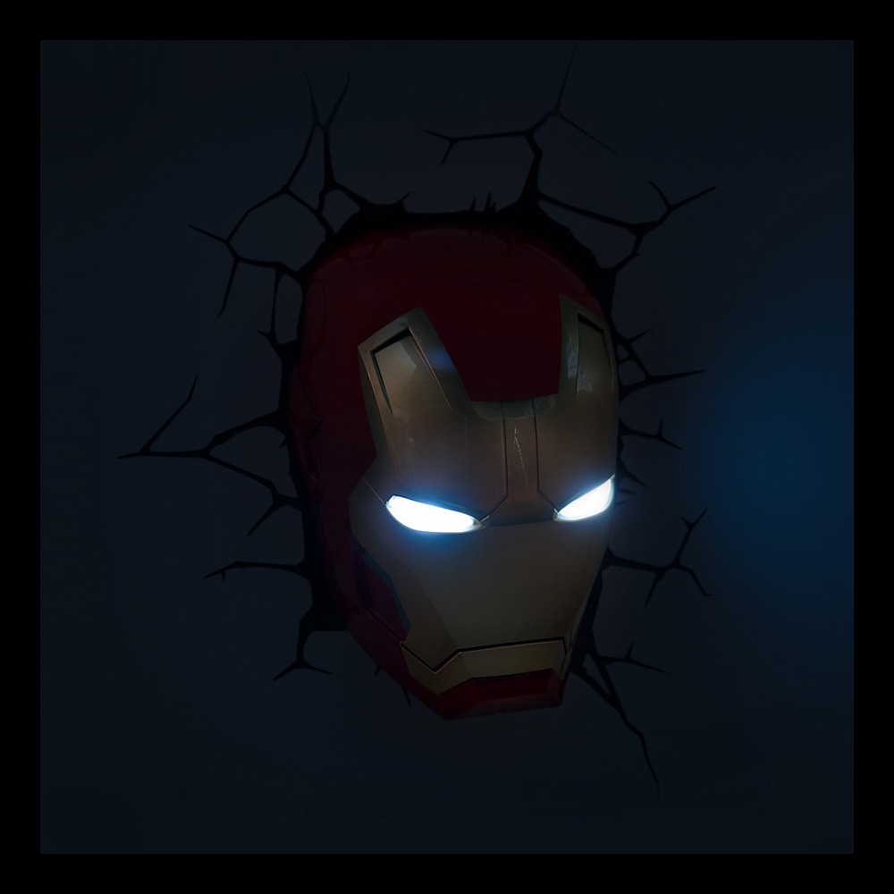 Iron Man Vegglampe Partyking.no Iron Man Vegglampe Partyking.no