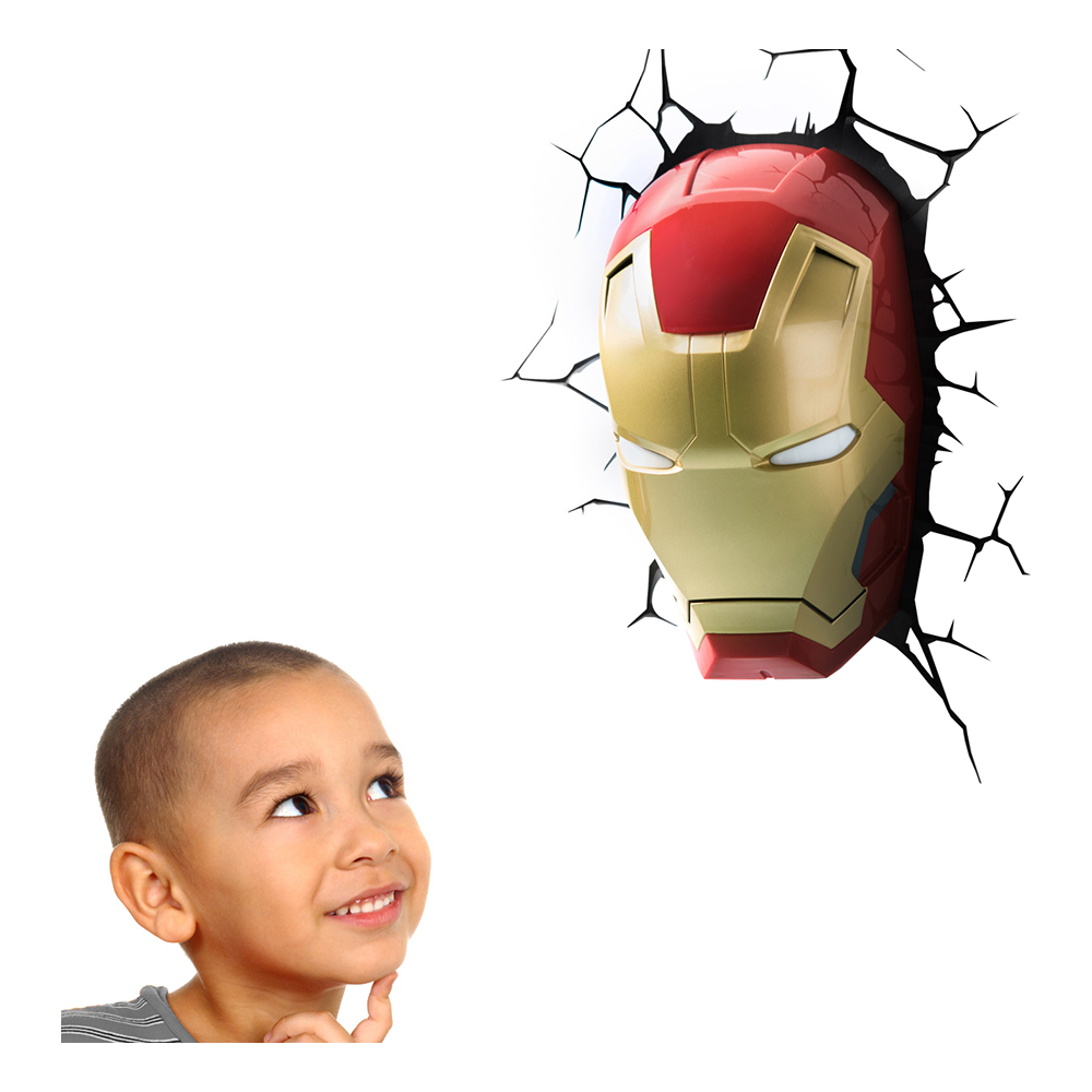 Iron Man Vegglampe Partyking.no Iron Man Vegglampe Partyking.no
