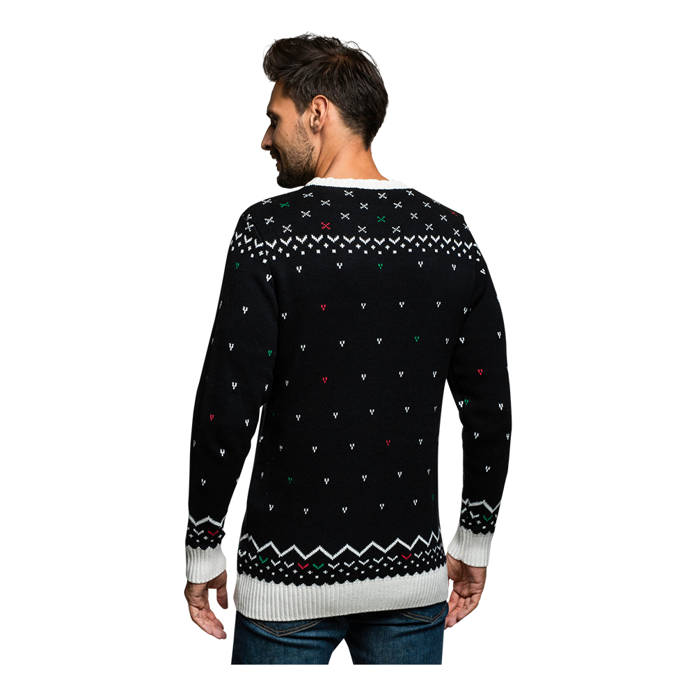 Merry Cheermas LED Julegenser | Partyking Merry Cheermas LED Julegenser – Small Gave til pappa