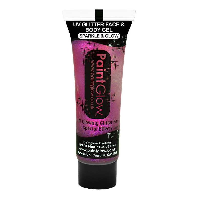UV Neon Glitter Ansikts & Kroppsmaling | Partyking UV Neon Kroppsmaling Janet | Partyking