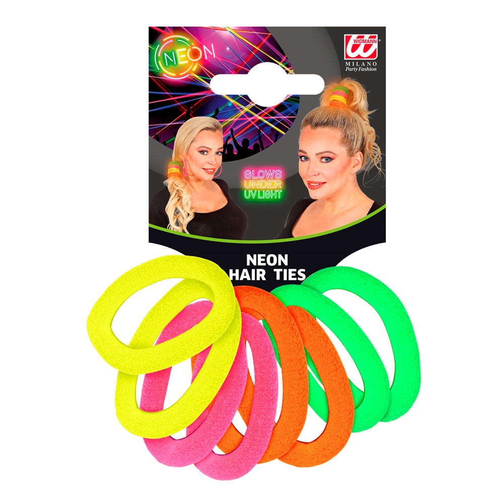 UV Neon Hårstrikk | Partyking UV Neon Rouge | Partyking