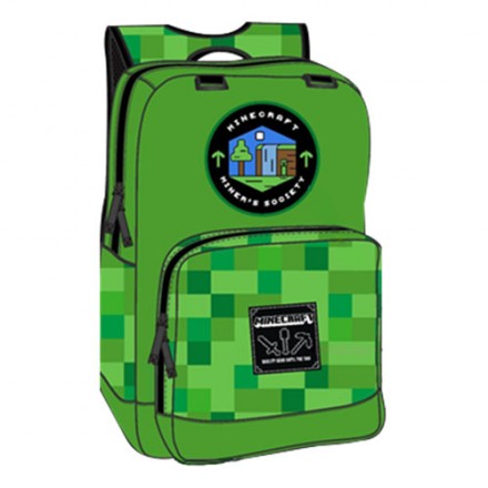 Ryggsäck Minecraft Miner's Society | Partykungen Ryggsäck med tryck SvartGuld BARN | H&M SE