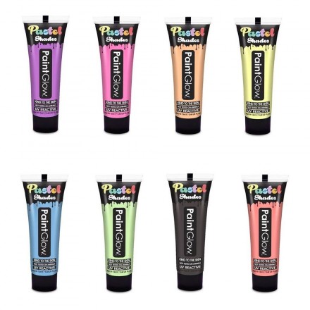 PaintGlow UV Neon Pastell Ansikts & Kroppsmaling | Partyking UV Neon Kroppsmaling Janet | Partyking